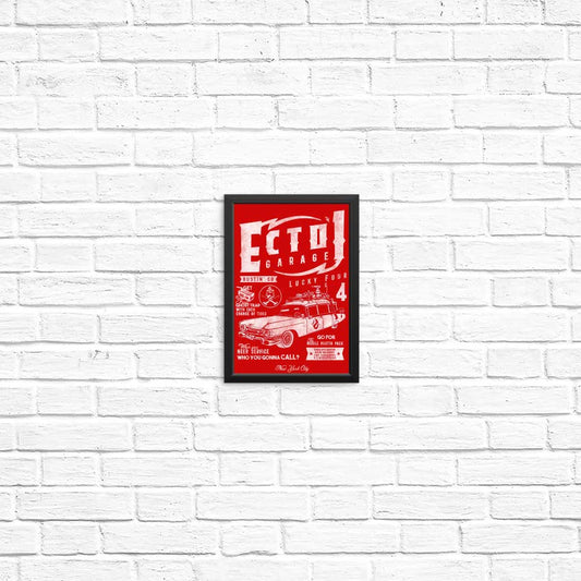 Ecto-1 Garage - Posters & Prints
