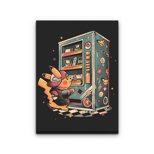 Electric Vending Machine - Canvas Print