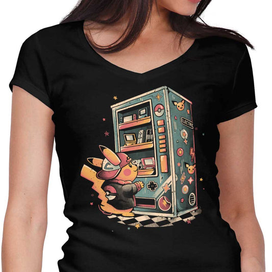 Electric Vending Machine - Women's V-Neck