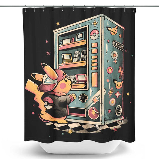 Electric Vending Machine - Shower Curtain