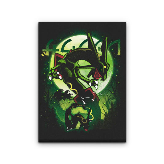 Emerald Tempest - Canvas Print