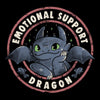 Emotional Support Dragon - Metal Print