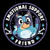 Emotional Support Friend - Metal Print