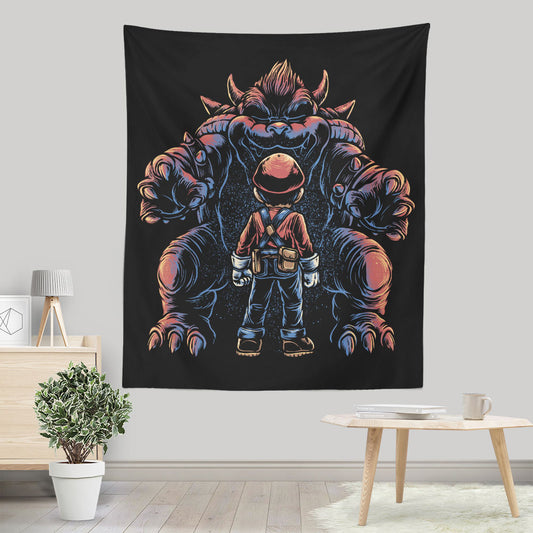 Encounter in the Castle - Wall Tapestry