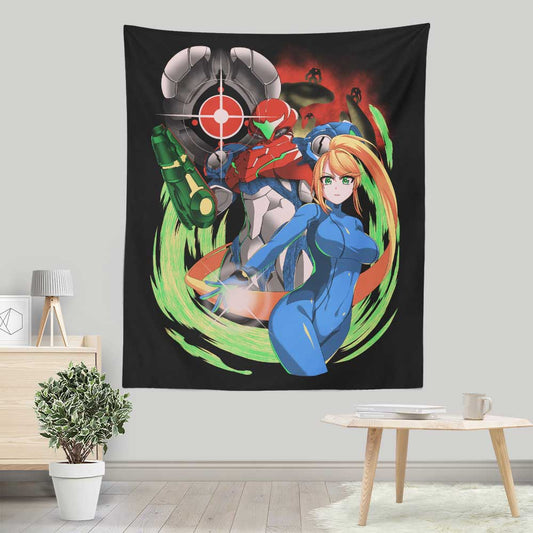 Enemy in the Night - Wall Tapestry