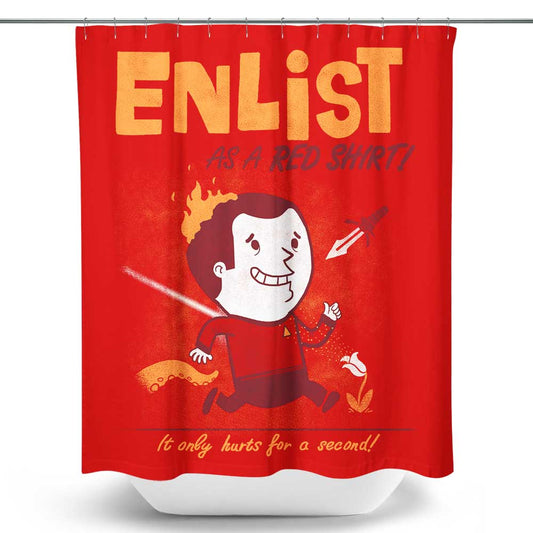Enlist! - Shower Curtain