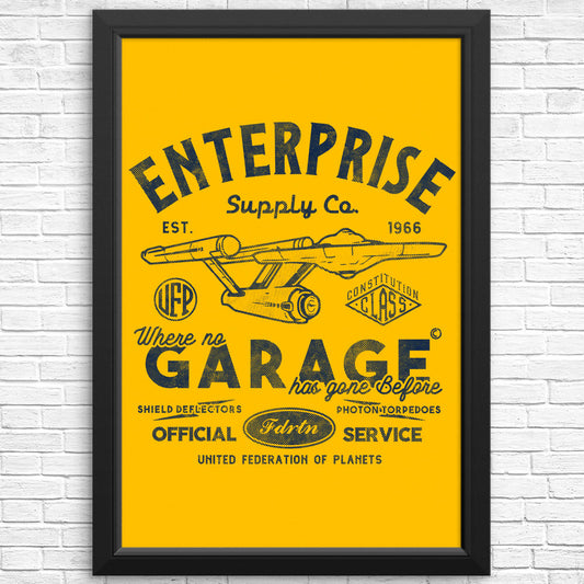 Enterprise Garage - Posters & Prints