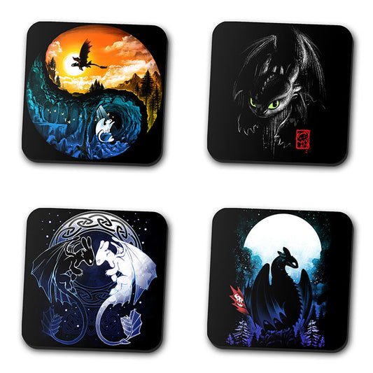 Entire Night Fury Collection - Coaster Collection