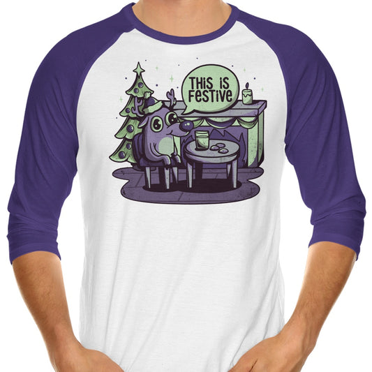 Episode 17: This is Fine - 3/4 Sleeve Raglan T-Shirt