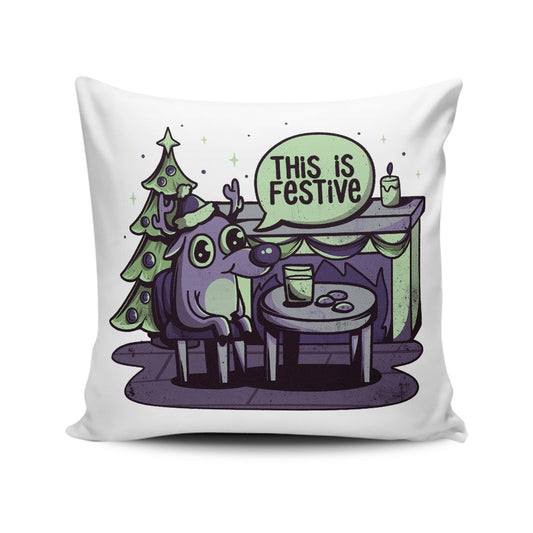 Episode 17: This is Fine - Throw Pillow