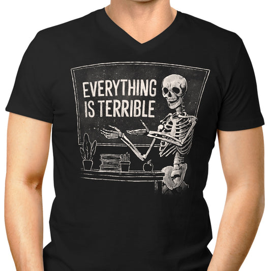 Everything is Terrible - Men's V-Neck
