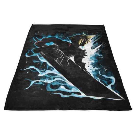 Ex-Soldier and Buster Sword - Fleece Blanket