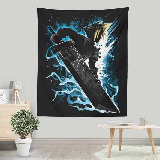Ex-Soldier and Buster Sword - Wall Tapestry