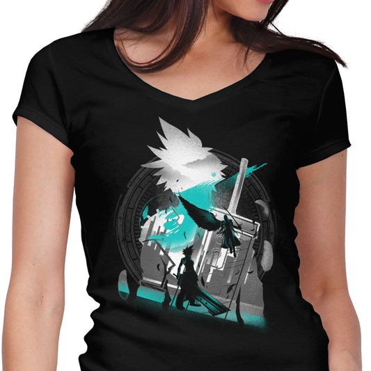 Ex-Soldier of VII (Alt) - Women's V-Neck