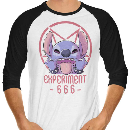 Experiment 666 - 3/4 Sleeve Raglan T-Shirt