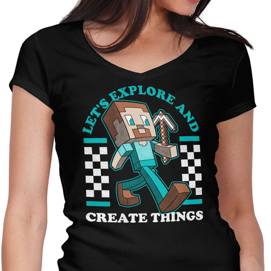 Explore and Create - Women's V-Neck