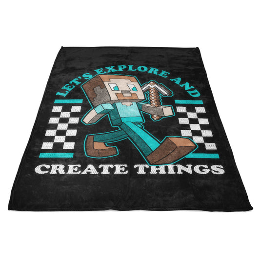 Explore and Create - Fleece Blanket