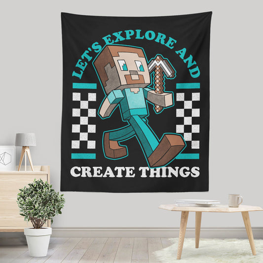 Explore and Create - Wall Tapestry