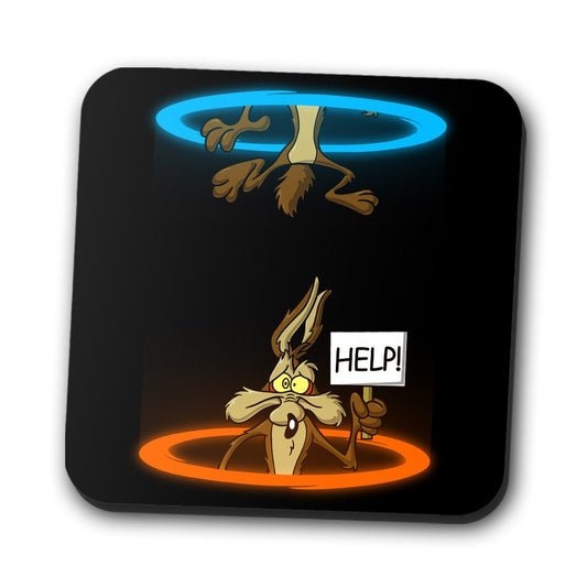 Falling Coyote - Coasters
