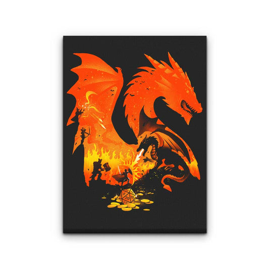 Fantasy Flames - Canvas Print