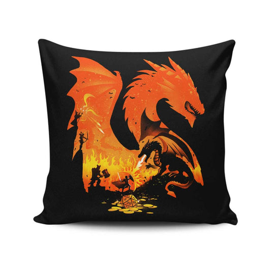 Fantasy Flames - Throw Pillow