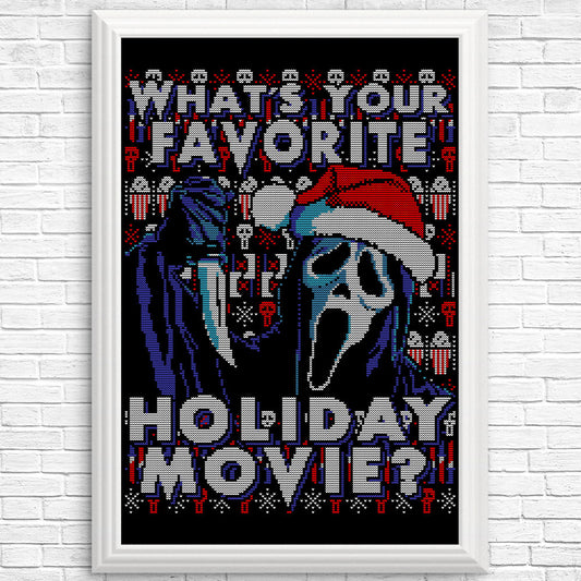 Favorite Holiday Sweater - Posters & Prints