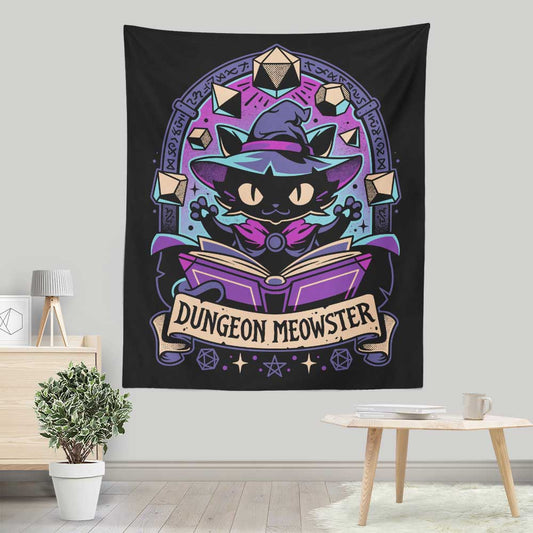Feline Dungeon Keeper - Wall Tapestry