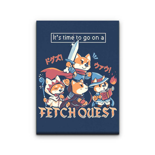 Fetch Quest - Canvas Print