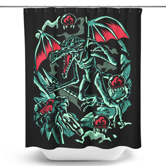 Fierce Fight - Shower Curtain