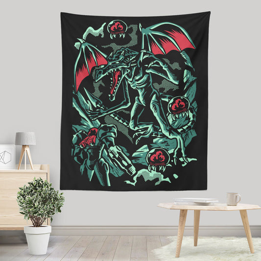 Fierce Fight - Wall Tapestry