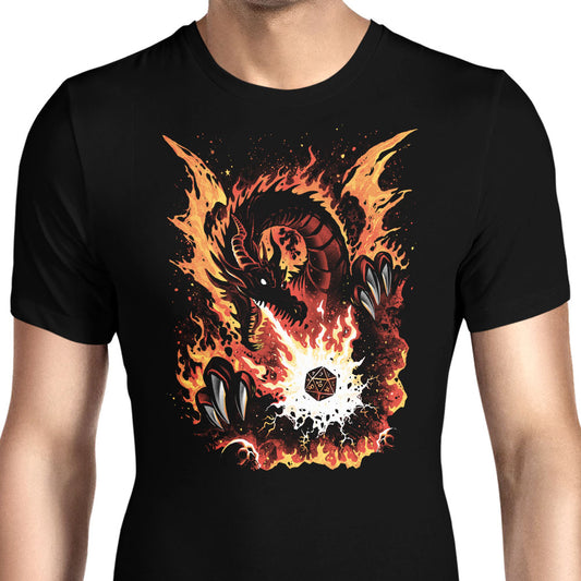 Fiery Red Dragon - Men's Apparel