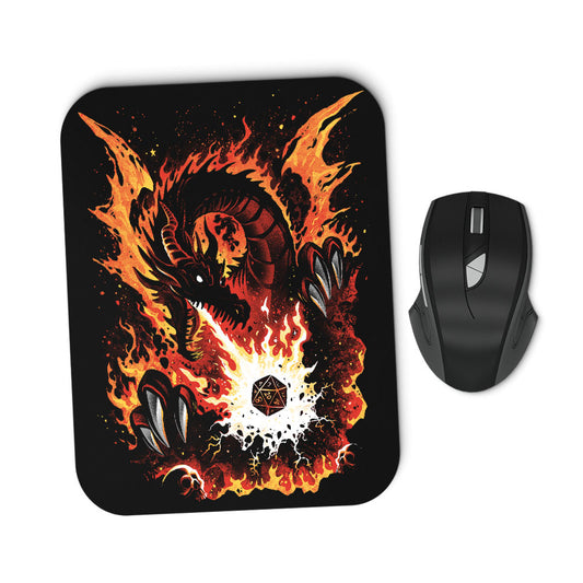 Fiery Red Dragon - Mousepad