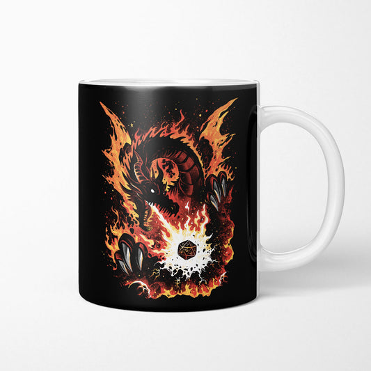 Fiery Red Dragon - Mug