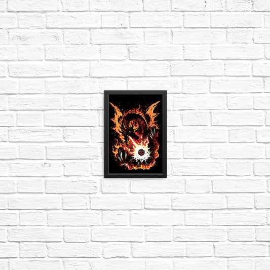 Fiery Red Dragon - Posters & Prints