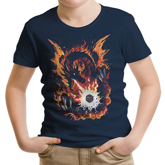 Fiery Red Dragon - Youth Apparel