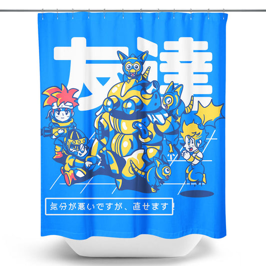 Finding a Friend - Shower Curtain
