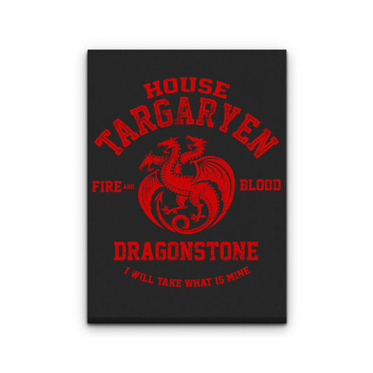 Fire and Blood - Canvas Print
