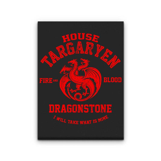 Fire and Blood - Canvas Print