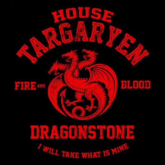 Fire and Blood - Throw Pillow