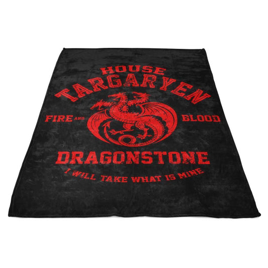 Fire and Blood - Fleece Blanket