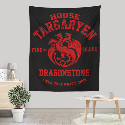 Fire and Blood - Wall Tapestry