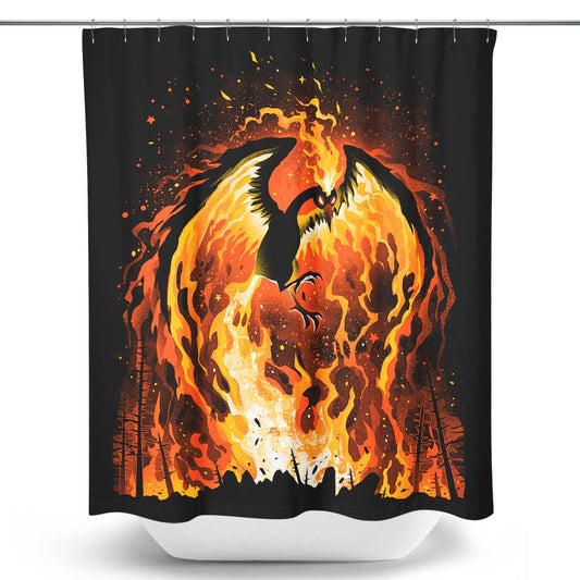 Fire Bird - Shower Curtain