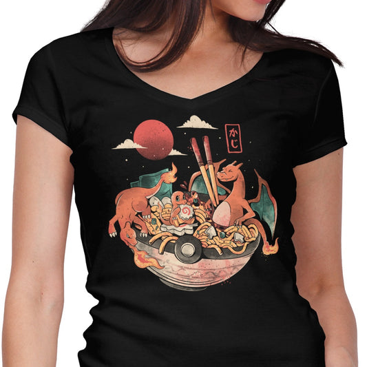 Fire Bowl - Women's V-Neck