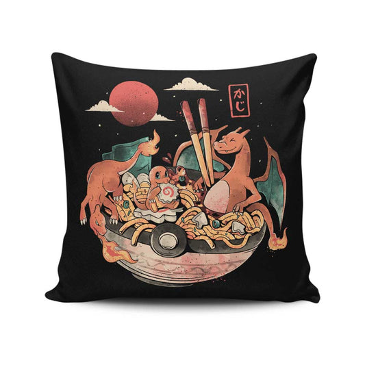 Fire Bowl - Throw Pillow