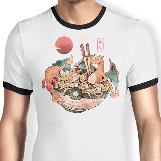 Fire Bowl - Ringer T-Shirt