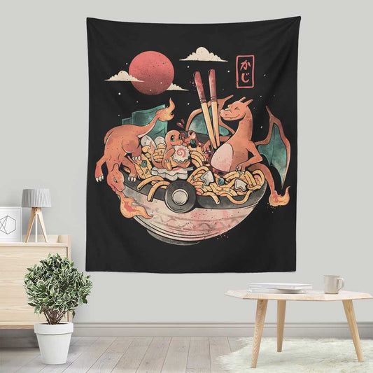 Fire Bowl - Wall Tapestry