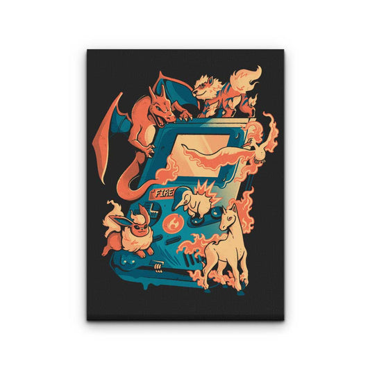 Fire Game - Canvas Print