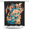 Fire Game - Shower Curtain