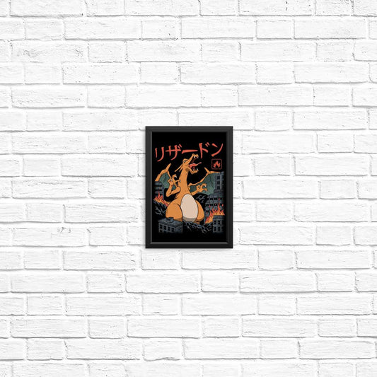 Fire Kaiju - Posters & Prints