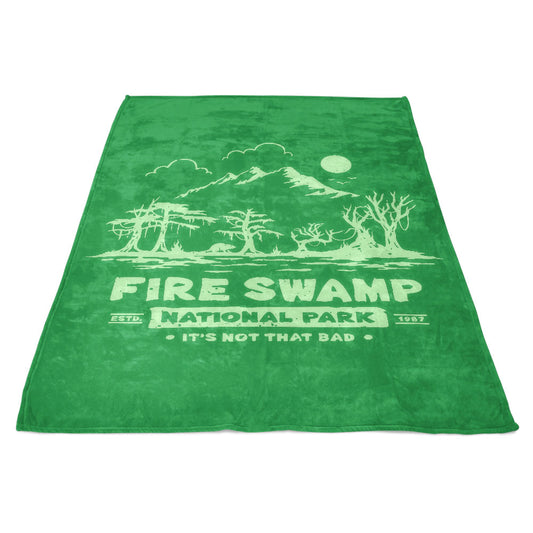 Fire Swamp National Park - Fleece Blanket